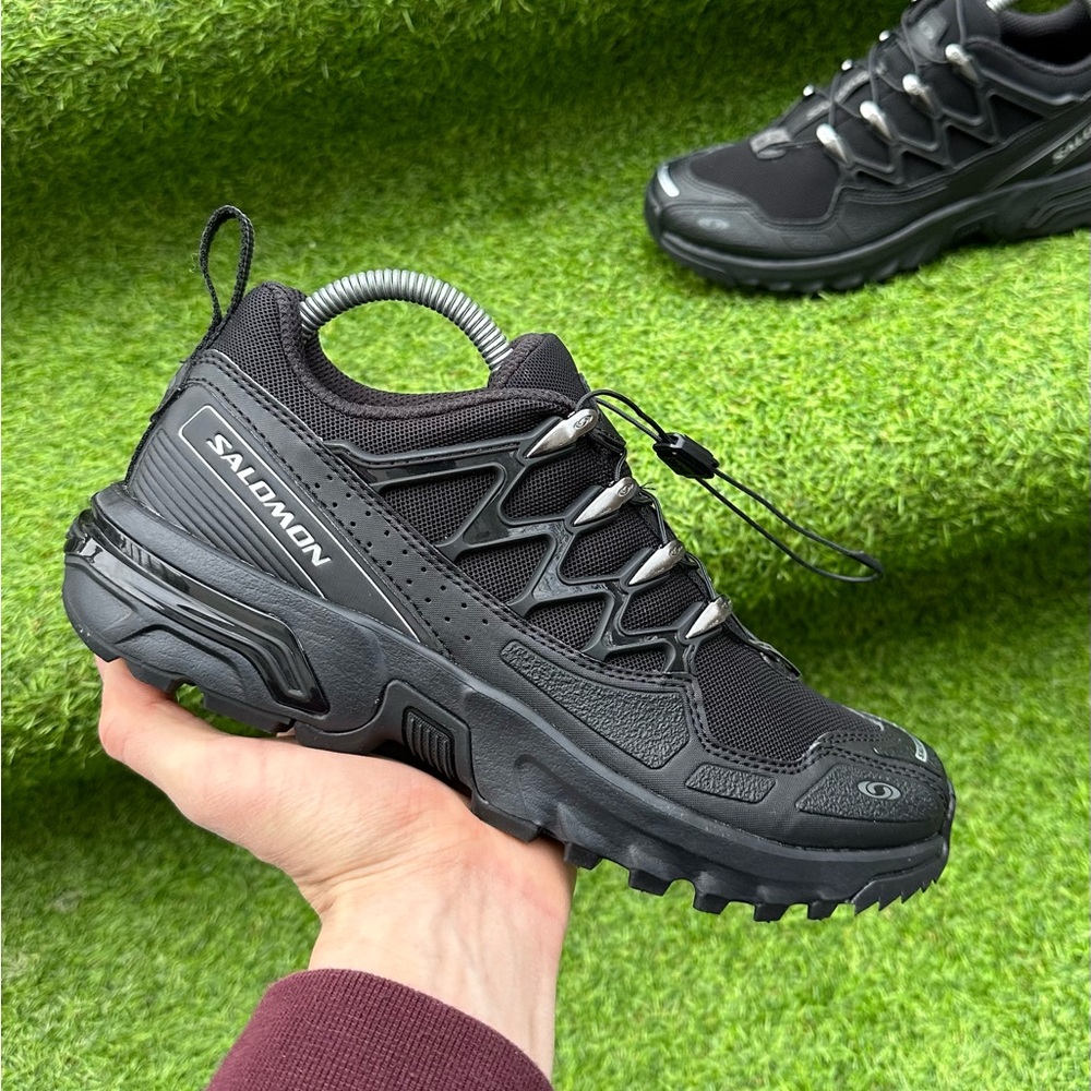 Shoes Salomon ACS + All Black Brand New Sneakers 7M/8W US Trail Running